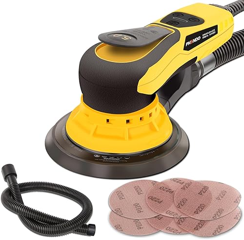 Lijadora orbital aleatoria eléctrica sin escobillas 350W 3A Máquina de lijadoras orbitales con cable de velocidad variable multifunción para
