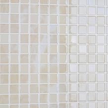 CRE8TIVE Credence Adhesive Mosaic Tiles Beige Tile Adhesive Waterproof Wall Credence Adhesive for Kitchen Marble 3D Rreading Adhesive Wall Bathroom Fireplace 4 Pieces 12 x 12 Inches