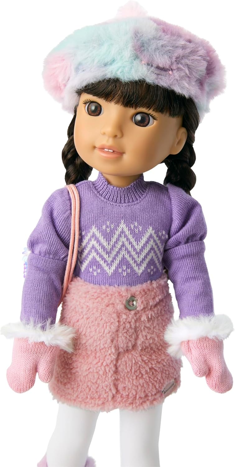 American Girl 14.5-inch Gwynn Doll Accessories with Beret and Backpack, For Ages 4+