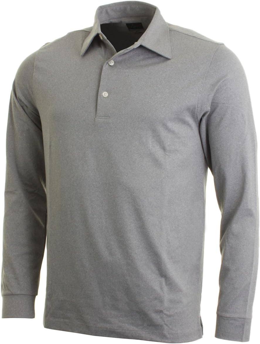 Greg Norman Collection Men's Long Sleeve Mock Polo