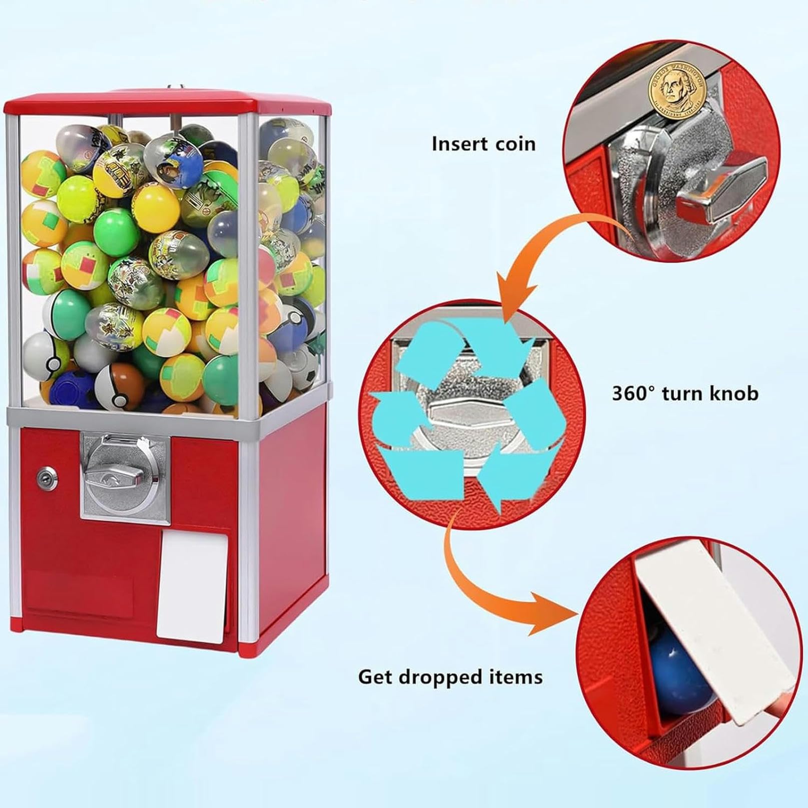 ガムボールマシーン Amazon.co.jp: The Candery ガムボールマシン - 15インチ