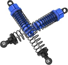 Amortecedor de metal RC, reduz a vibração 108mm Amortecedor RC 2 peças para TRAXXAS SLASH 2WD(azul)