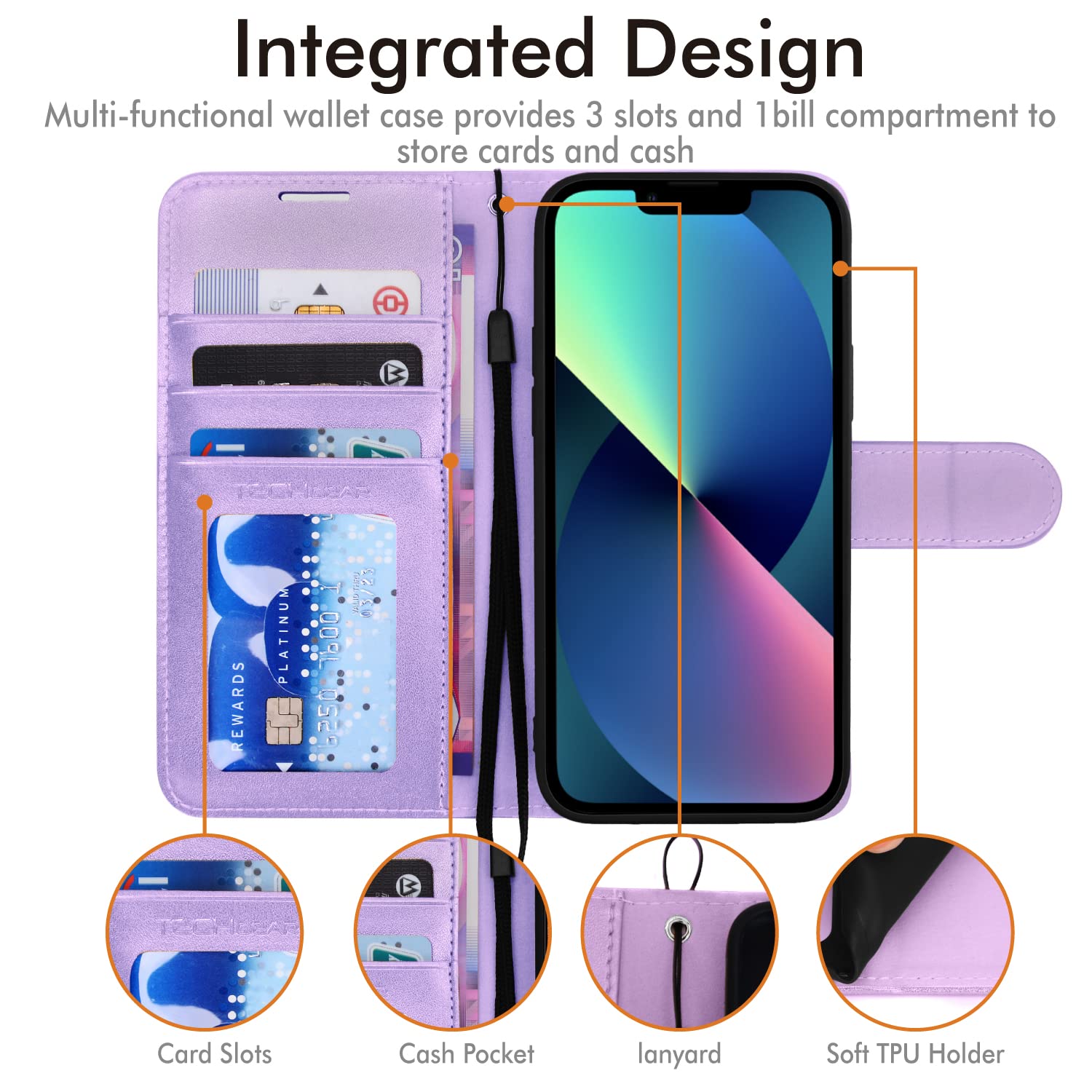 TECHGEAR Custodia Per IPhone 13 Mini - Sottile E Trasparente, Protezione Antiurto In TPU Morbido - Copri Obiettivo Fotocamera - 3