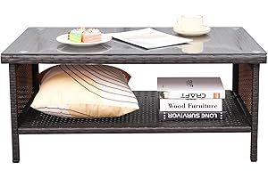 WAROOM Wicker Patio Coffee Table: The Perfect Outdoor Haven