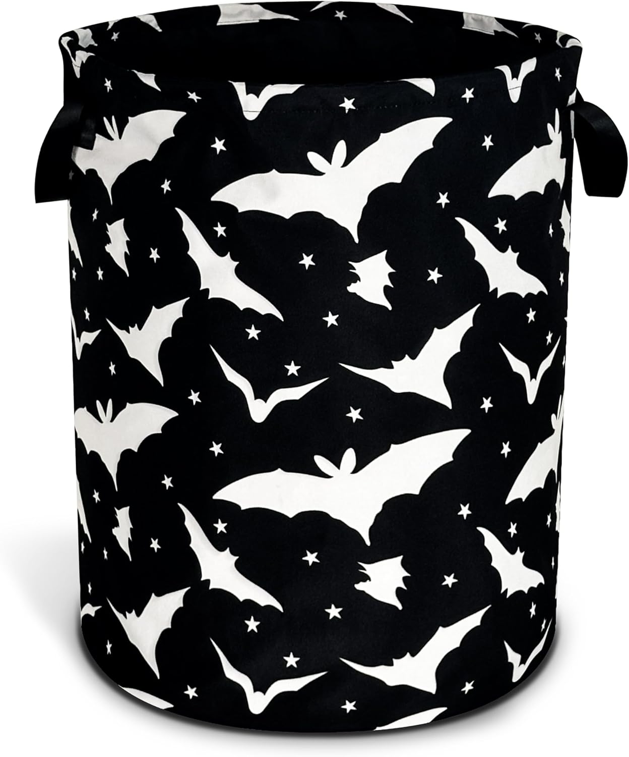 Goth Bats Laundry Basket Halloween Foldable Oxford Cloth Funny Tote Bag Laundry Hamper Clothes Storage Bucket Organizer For Bathroom/Laundry Storage/Bedroom Storage Basket 17.7x13.7Inch