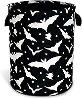 Vista 9 de Cesta de Ropa con Bandera Americana de Línea Roja Delgada de NUTAINLA Cesta Plegable de Tela Oxford Bolsa de Mano Graciosa Organizador