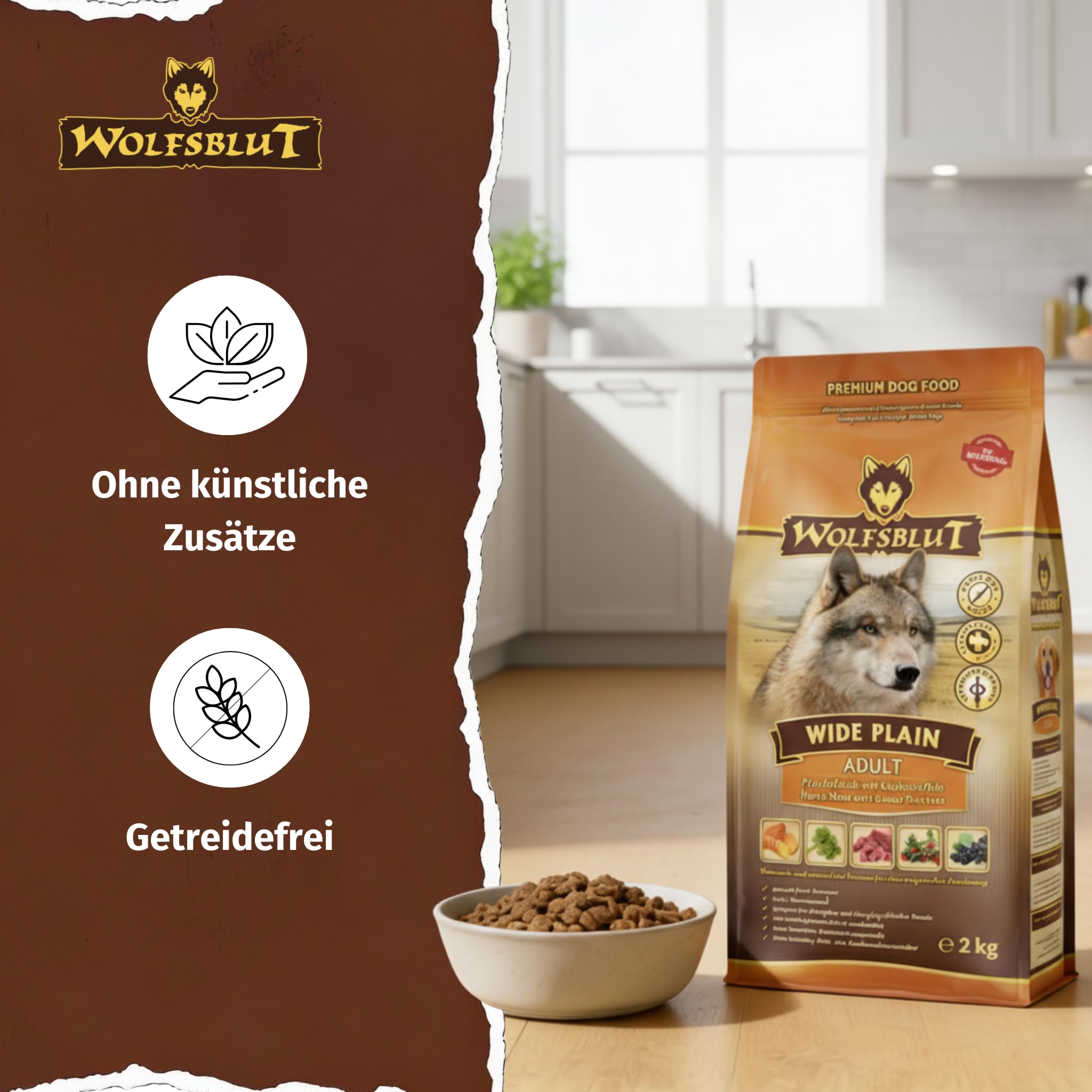 Wolfsblut Wide Plain Croquettes pour chien