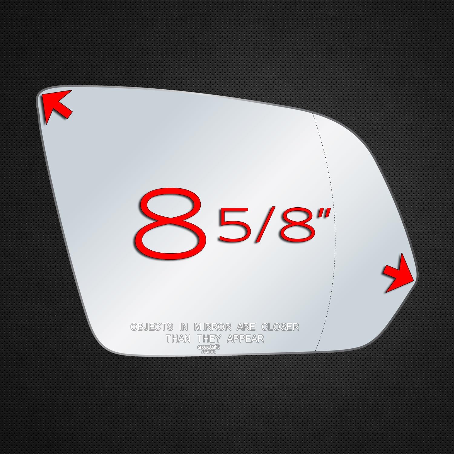 Passenger Side Mirror Glass Replacement For 2016 2017 2018 2019 2020 2021 Mercedes Metris Van Benz Right Door Mirrors Adhesives exactafit 8913R