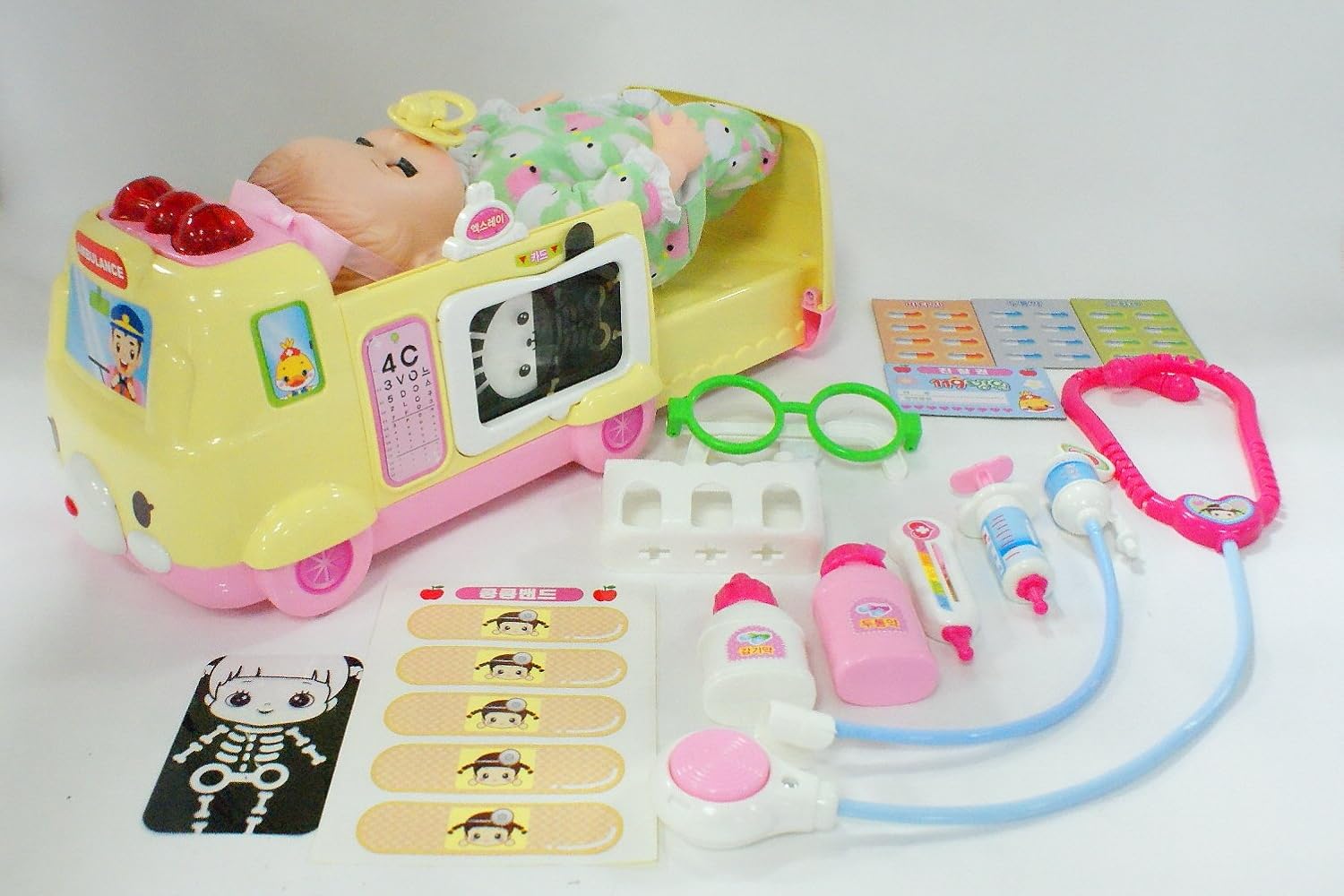 KONGSUNI Series, Youngtoys Toy Role Play playset Educational Toy Set (Ambulance (Korean Package))