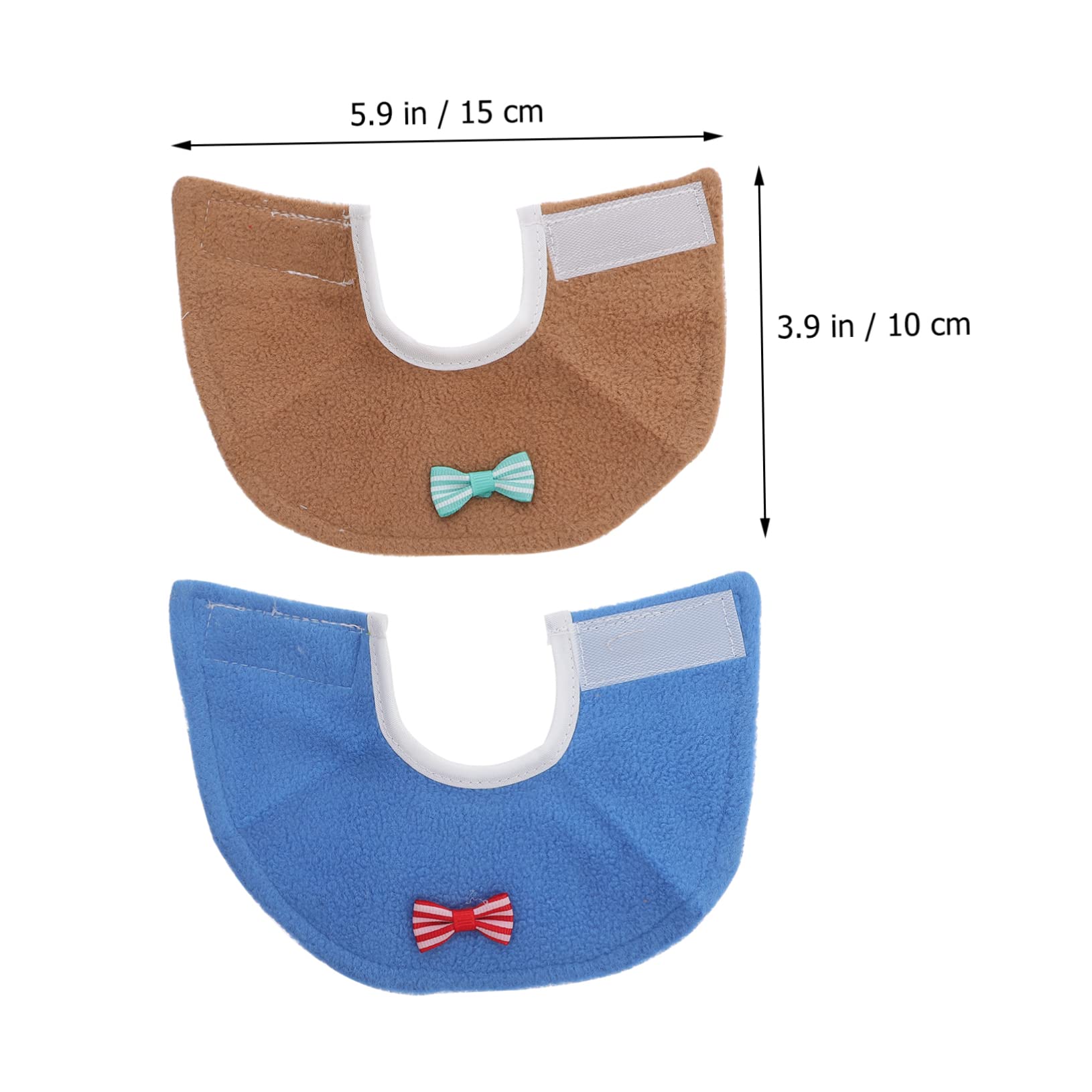 COSMEVIVI Bird Collar for Plucking 2 Pcs Parrot Collar Protective Neck Rings Pet Bird Supplies