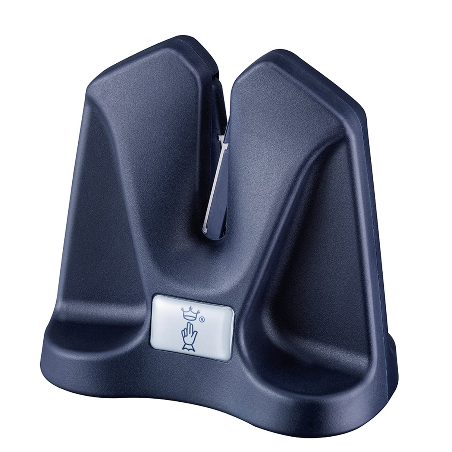 Opinel - Petit Aiguiseur Manuel - Pour Tous Types de Couteaux (de Cuisine, de Poche…) - Angle Auto-​Ajustable, Patins de Stabilisation, Facile d'Utilisation