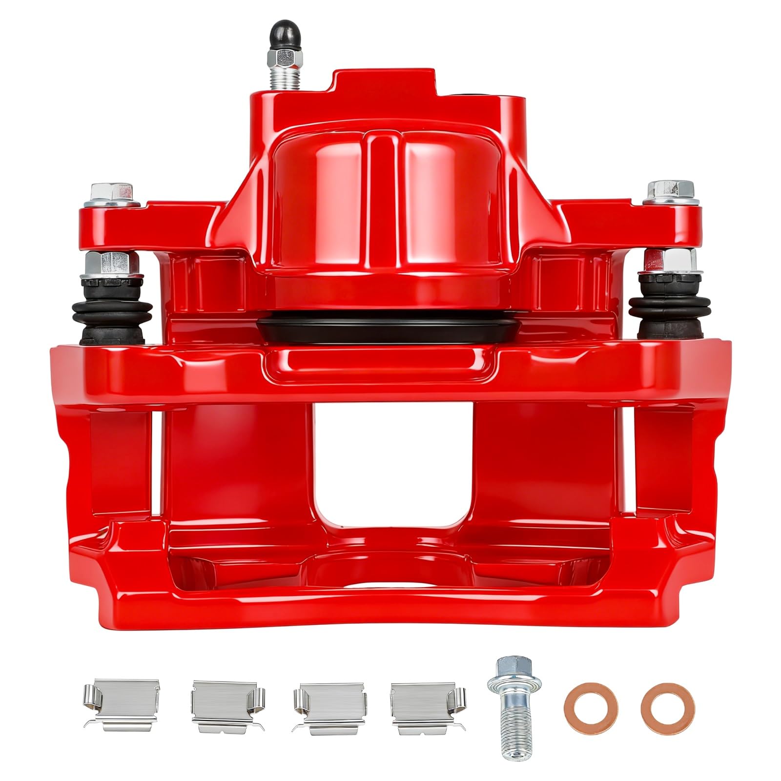 SCITOO Front Left/Right Disc Brake Caliper With Bracket 18B5044 Red