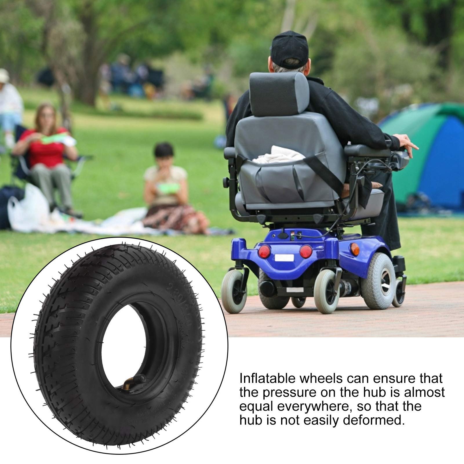 スクーター車椅子電動車椅子農機具タイヤ 8本セット