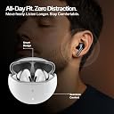 Fire-Boltt Aero TWS Earbuds Custom EQ, Wireless Bluetooth 5.4, Music & App Support, 50H Playtime, Fast Charging Case, 50ms Low Latency for Gaming, Touch Controls, IPX4 Waterproof, Clear Calls - Pearl gallery image