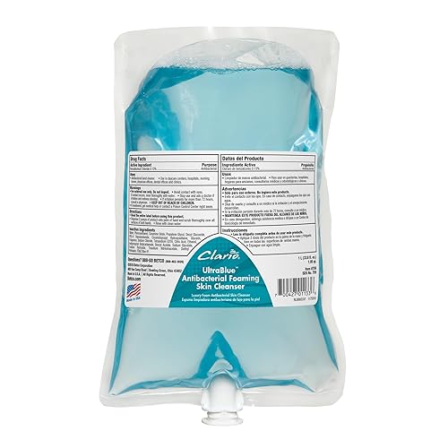 Miniatura 2 de Betco Clario Ultrablue™ Limpiador de piel espumoso, aroma a océano limpio, 33.8 fl oz, caja de 6