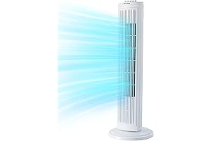PELONIS 30" Oscillating Tower Fan: Unwavering Cooling