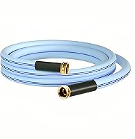 Vista 30 de Atlantic Manguera de jardín resistente de hembra a hembra, 5 pies x 5/8 pulgadas, manguera de agua negra, manguera líder de conexión corta (5 pies)