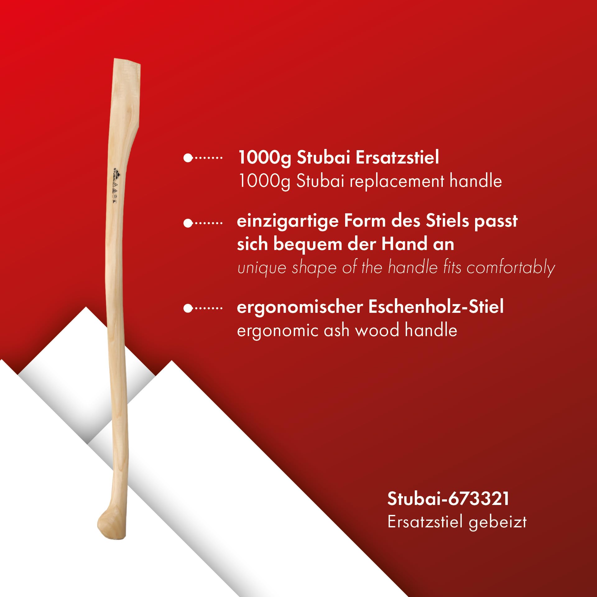 Stubai 673321 Manico per Tiratronchi, 6733, 1100 mm