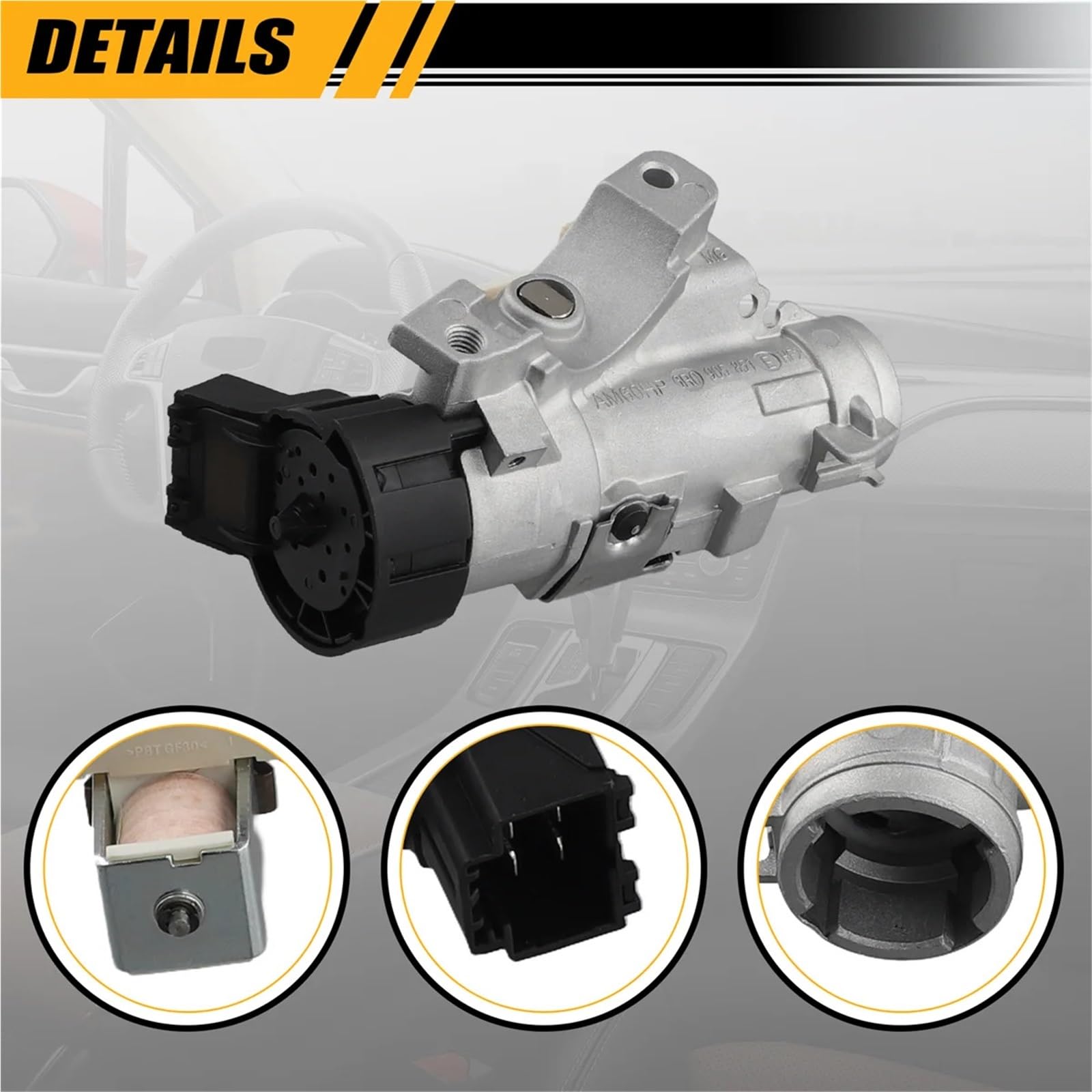 Interruptor de arranque Interruptor de arranque y carcasa la base encendido para VW Polo, Skoda, Seat 6R0905851