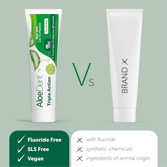 AloeDent Triple Action Toothpaste, 100 ML