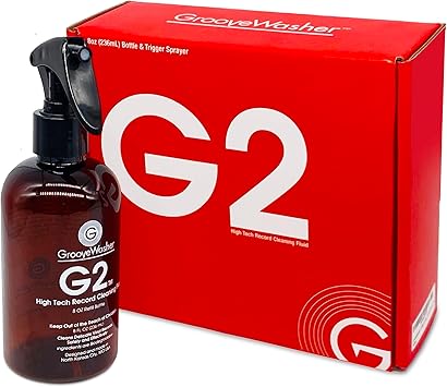 GrooveWasher G2 Record Cleaning Fluid Refill Bottle, 8 fl oz
