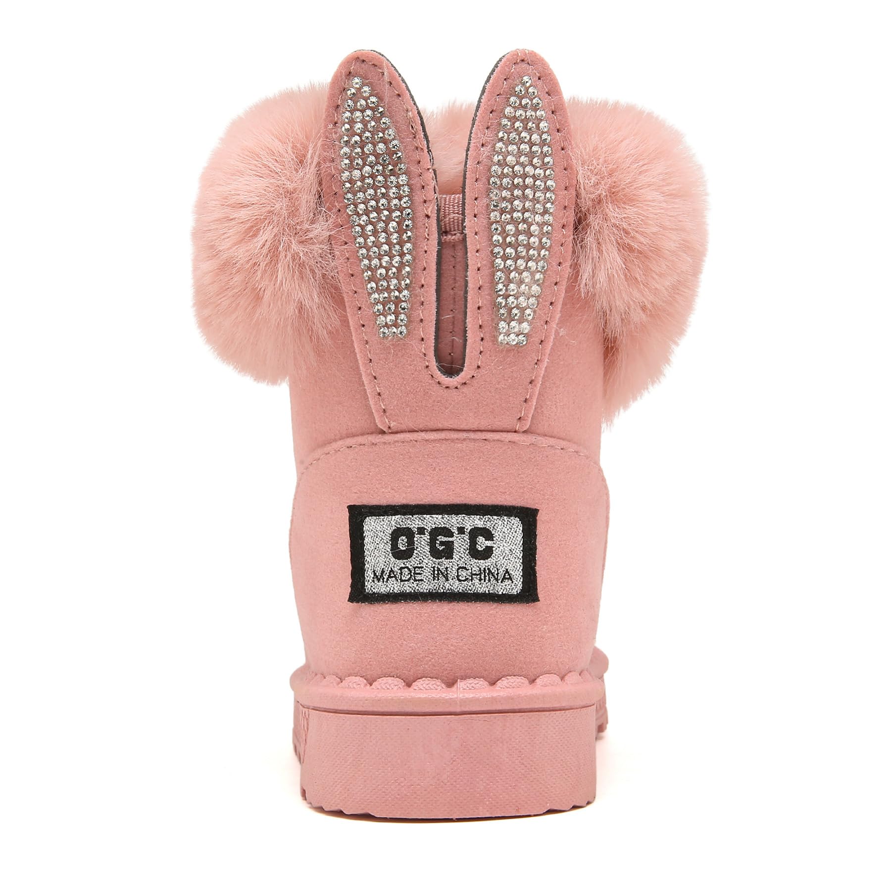 Yeeteepot Bambine e Ragazze Carino Stivali da Neve Calda Foderati Stivaletti Inverno Morbide Piatto Stivali Bambini Pelliccia Antiscivolo Boots