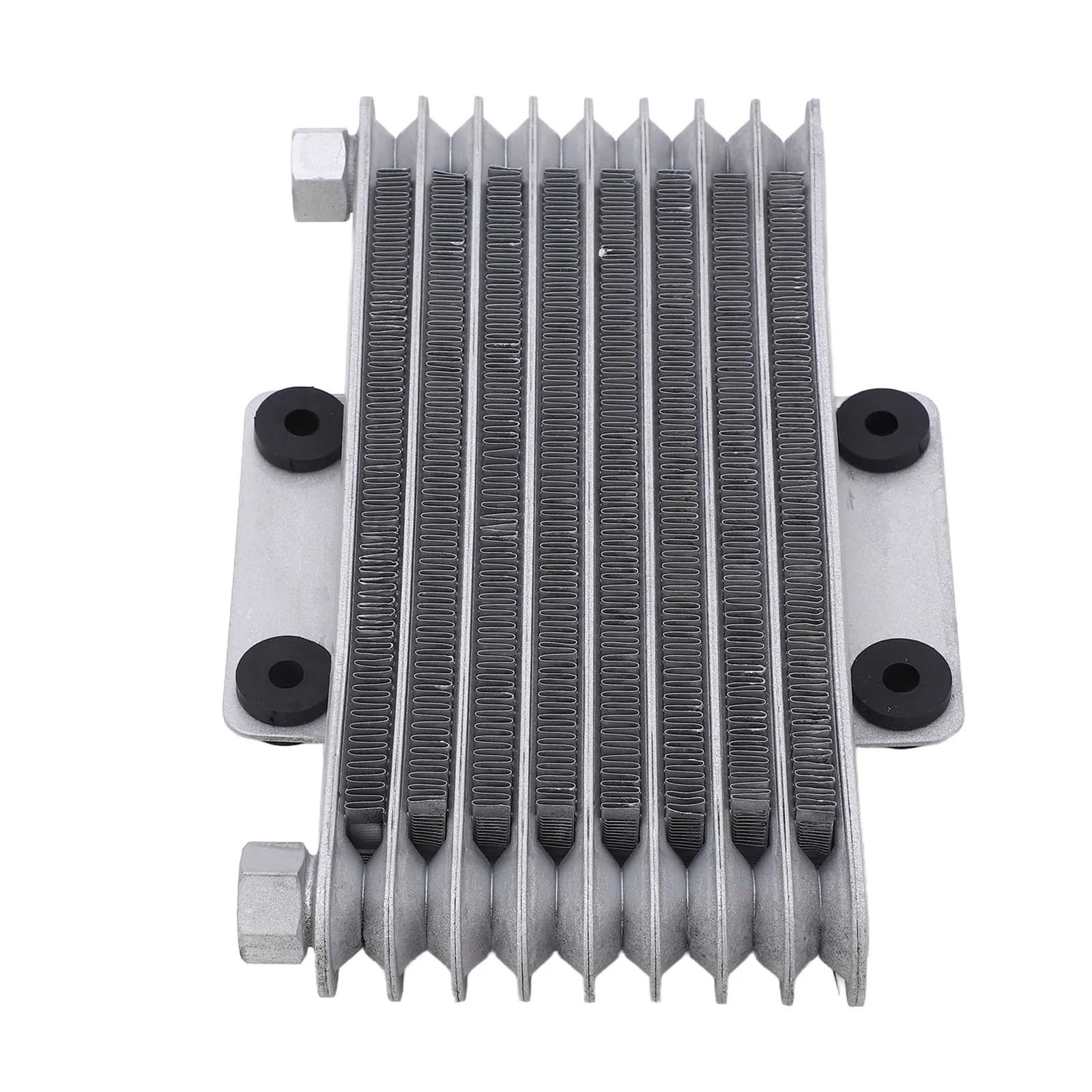 Wspornik radiatora Chłodnica oleju motocyklowego srebrna 125 ml, niskie zużycie, mocna, pasuje do GY6 125CC-250CC, motocross ATV, 8-rzędowa, chłodnica oleju silnikowego