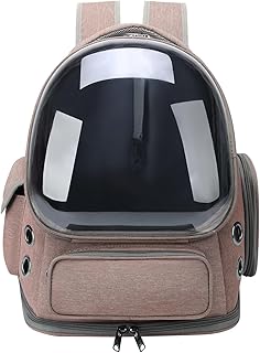 GixDix Cat Backpack Carrier for Cats and Small Dogs, Breathable Cat Bubble Backpack, Airline Approved Pet Travel Carrier f Price In India