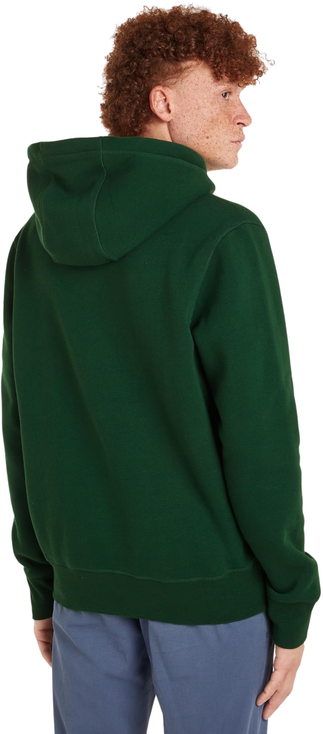 Tommy Hilfiger Herren Hoodie Tommy Logo mit Kapuze, Grün (Ornamental Green), XS – Ansicht 2