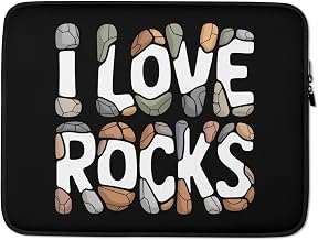 I Love Rocks Fossil Stone Enthusiast Graphic Laptop Sleeve