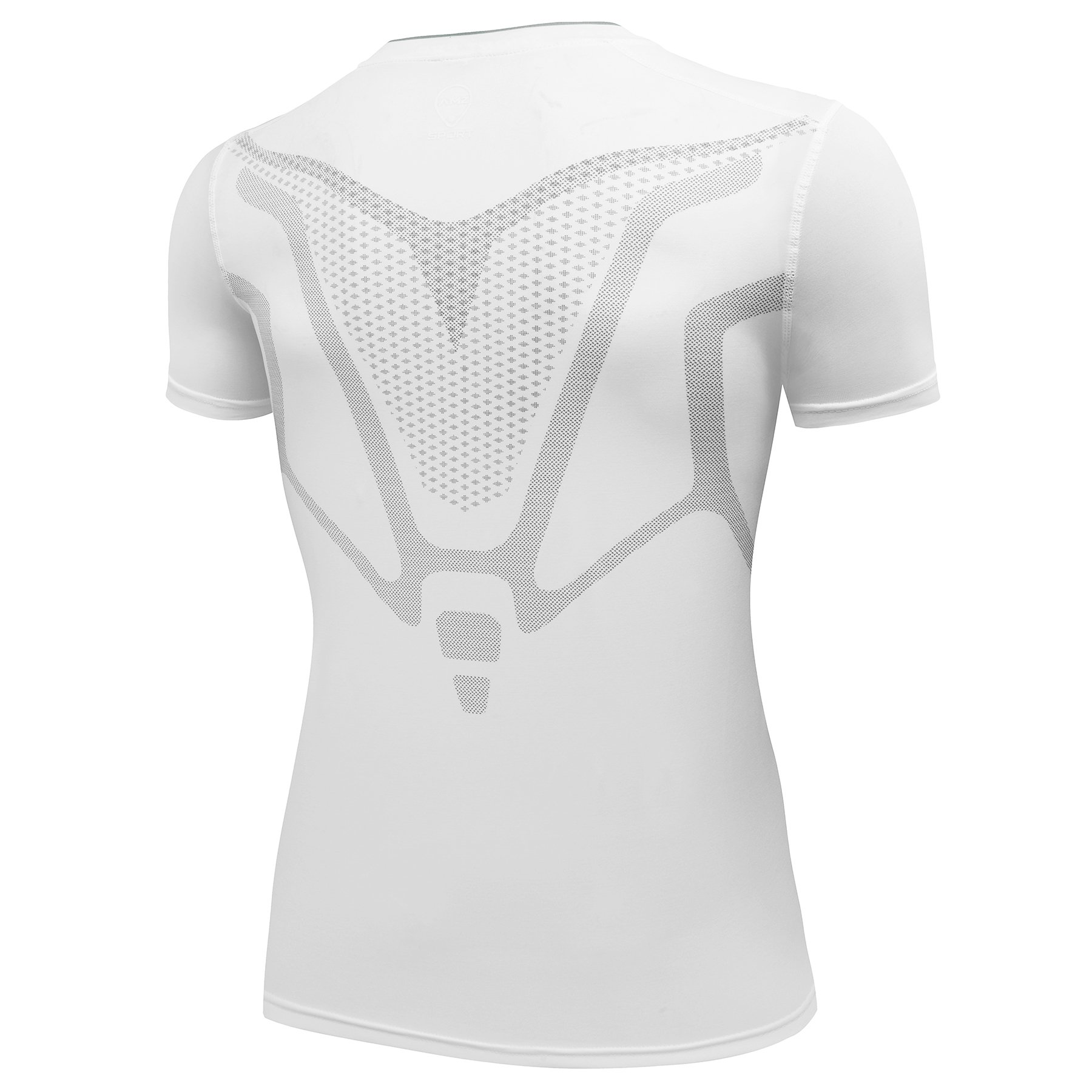 AMZSPORT Maglia a Manica Corta Compression da Uomo Sport Palestra