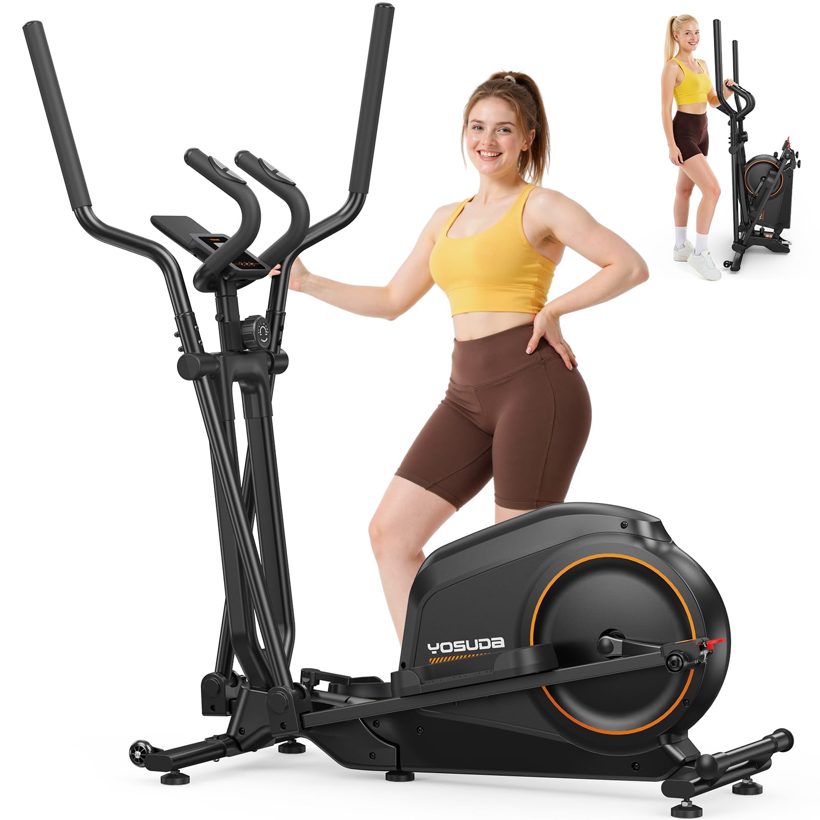 YOSUDA ​​Klappbarer Crosstrainer für Zuhause