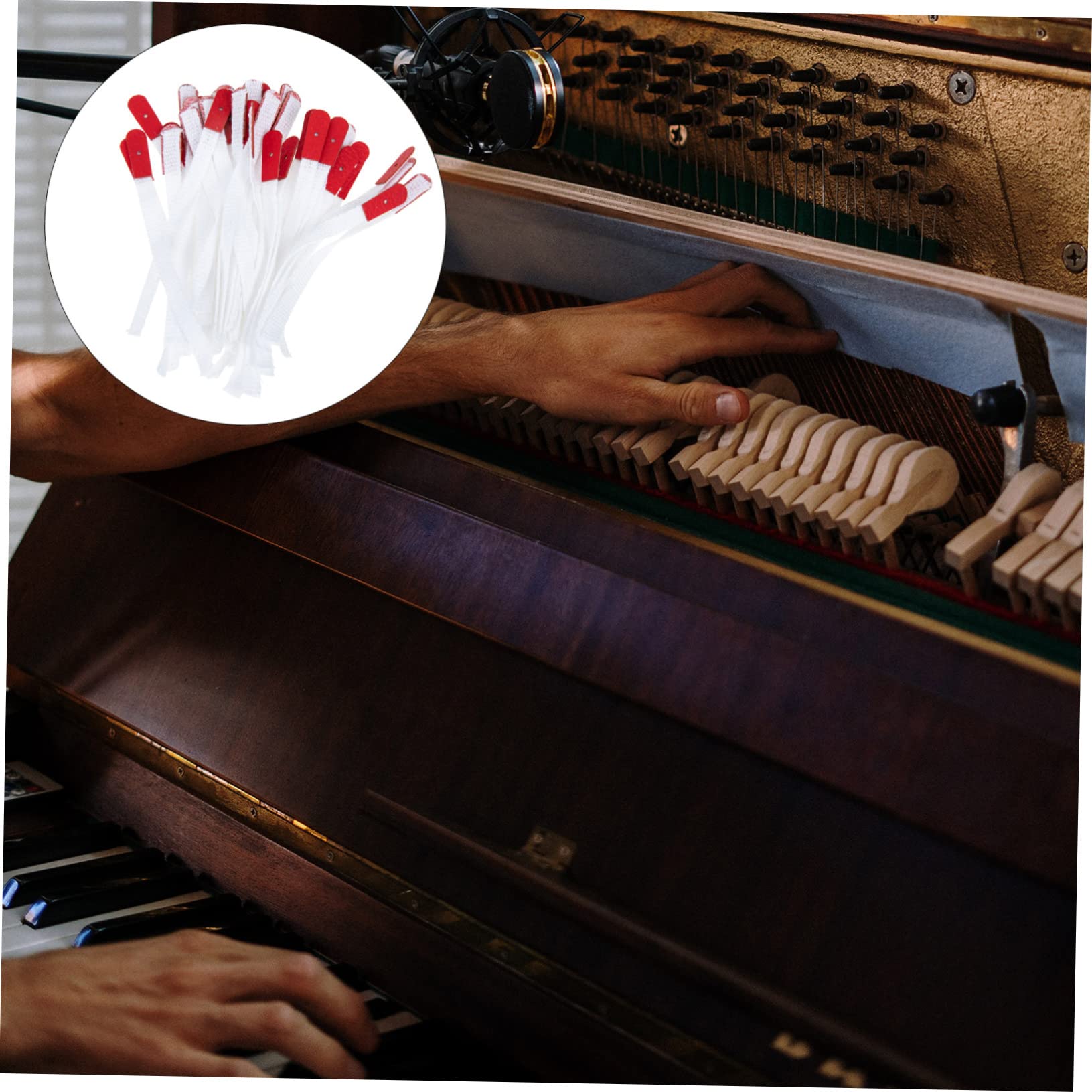 Abaodam 50piezas Cuerdas De De Piano De Accesorios De Reemplazo Para De Afinación De Piano Para Instrumentos