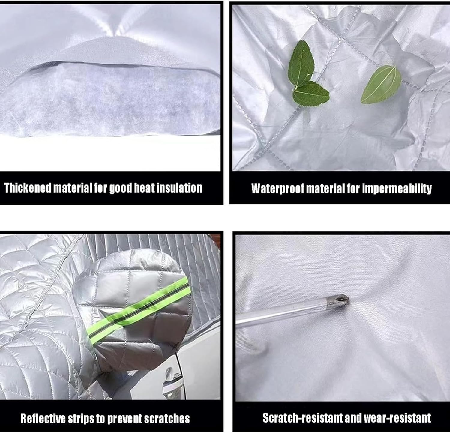 Hail Protector Car Cover for Honda CRV SUV 2017-2024, Thicken Hails Blankets Windshield Hail Protector Full Exterior Covers Snowproof Dustproof Outdoor Protective Exterior Accessories, B