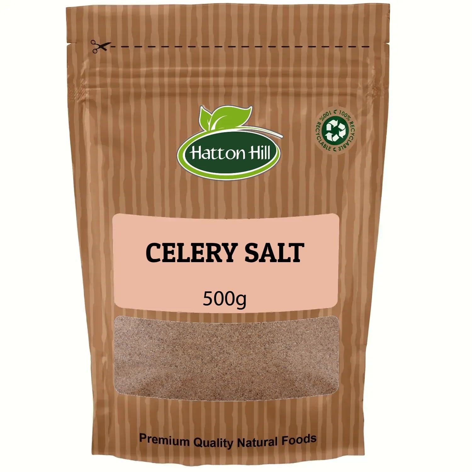 Celery Salt 500g by Hatton Hill | Distinctive, Versatile, Premium Quality Seasoning for Gourmet Flavour