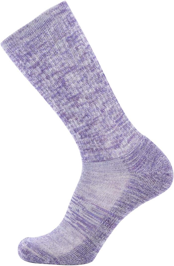 EnerWear 4/6 Pack Unisex Merino Wool Outdoor Hiking Trail Crew Sock