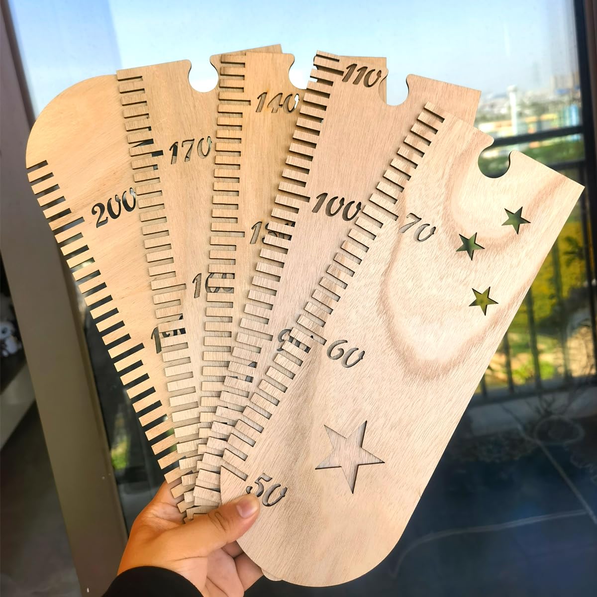 Height Growth Chart, Height Chart, Height Ruler Wooden Print Height Chart,Wooden Height Chart,Wall Hanging Growth Chart - Image 4