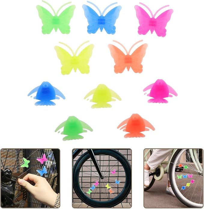 Accesorios para bicicleta 26 cuentas para radios de plástico y resina miniatura 5