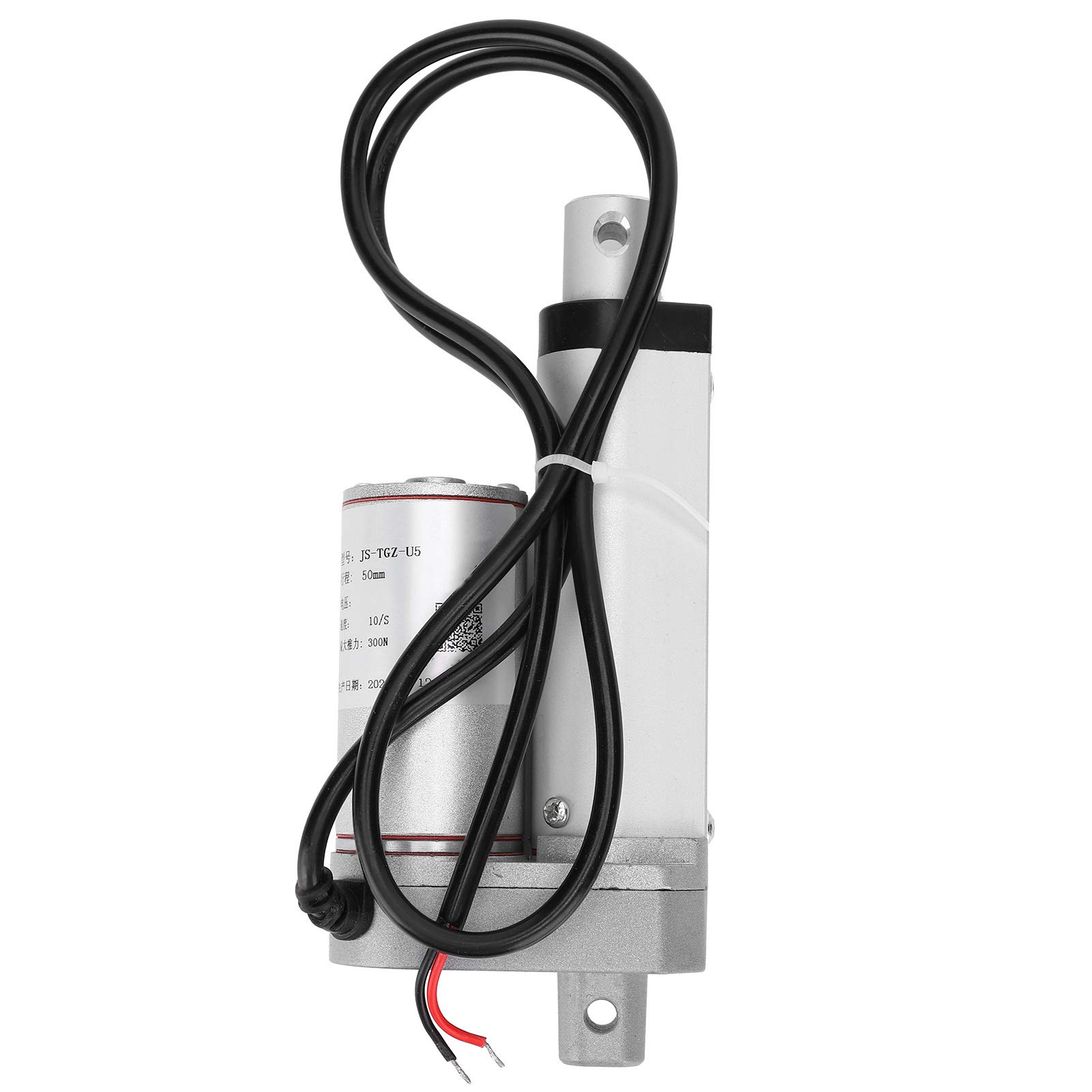 Attuatore lineare PolyGen con corsa da 50 mm, motore elettrico per putter da 24 V CC con capacità di carico di 300 N e 30 kg, velocità di 10 mm/s per macchinari industriali e (24 VCC)