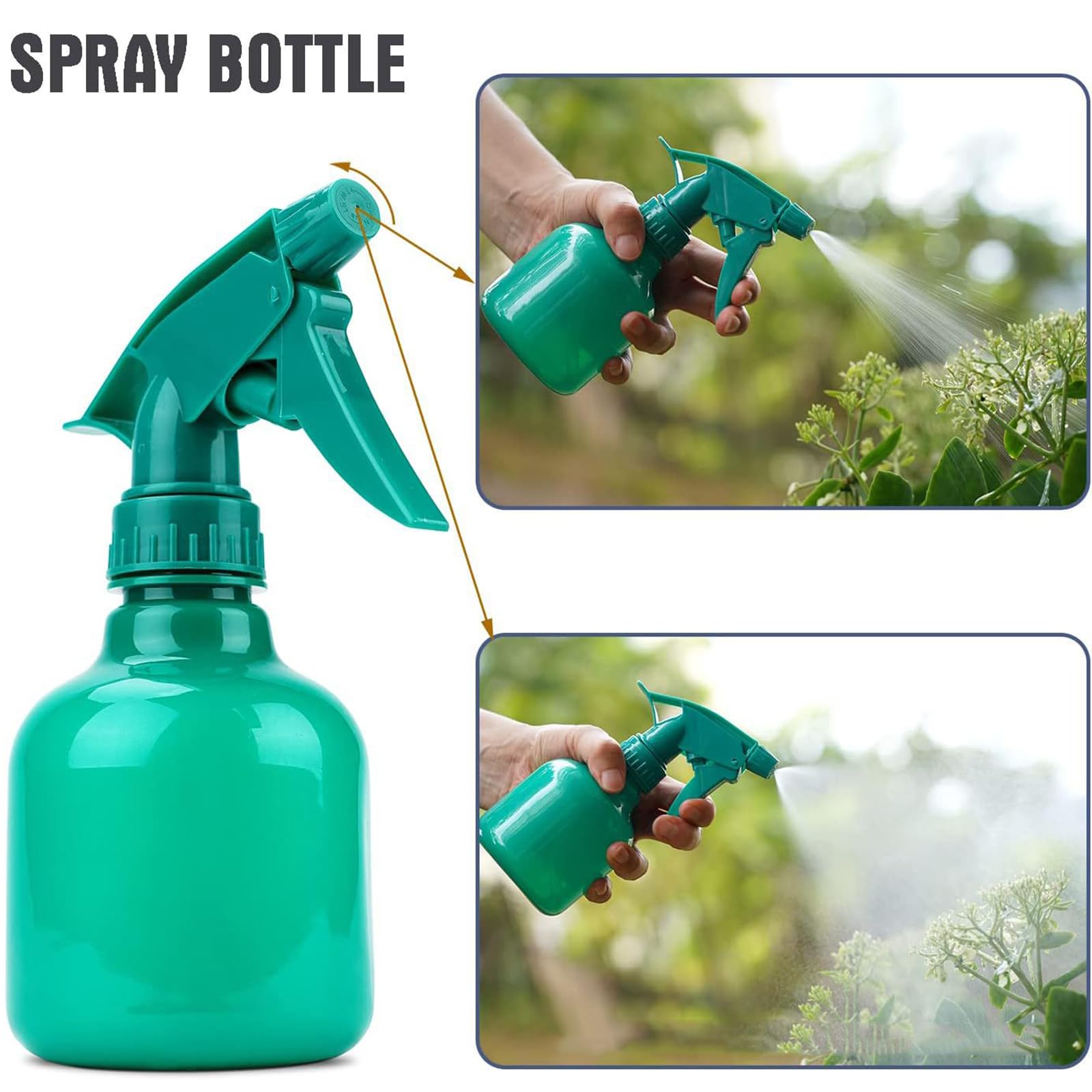 10 Pezzi Set di Attrezzi da Giardino Fai da Te per Lavori Pesanti per Il Giardinaggio con Borsa per Attrezzi da Giardino Kit Ergonomico di Utensili Manuali da Giardinaggio Regali da Giardino