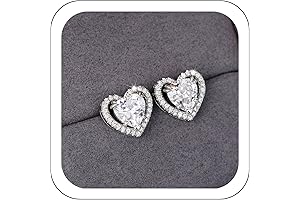Hypoallergenic Dainty Heart Stud Earrings for Sensitive Ears