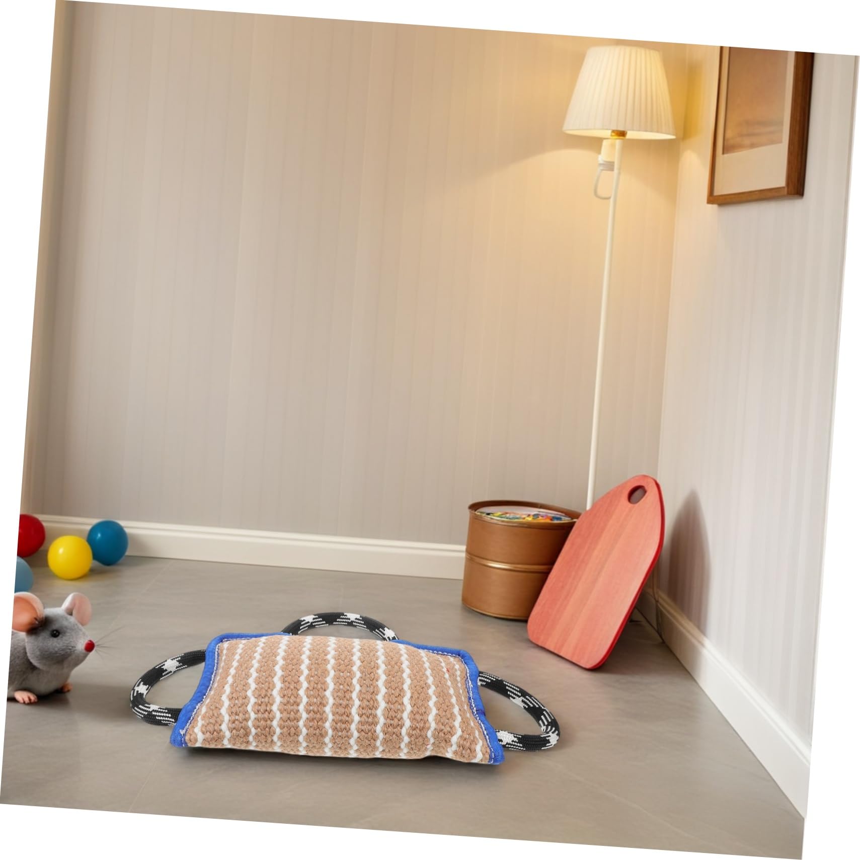 Pillow para Perros de Lino Resistente Equipo de Entrenamiento Duradero para Desarrollo de Habilidades y Entre Dueño y Mascota Juguete para Perros