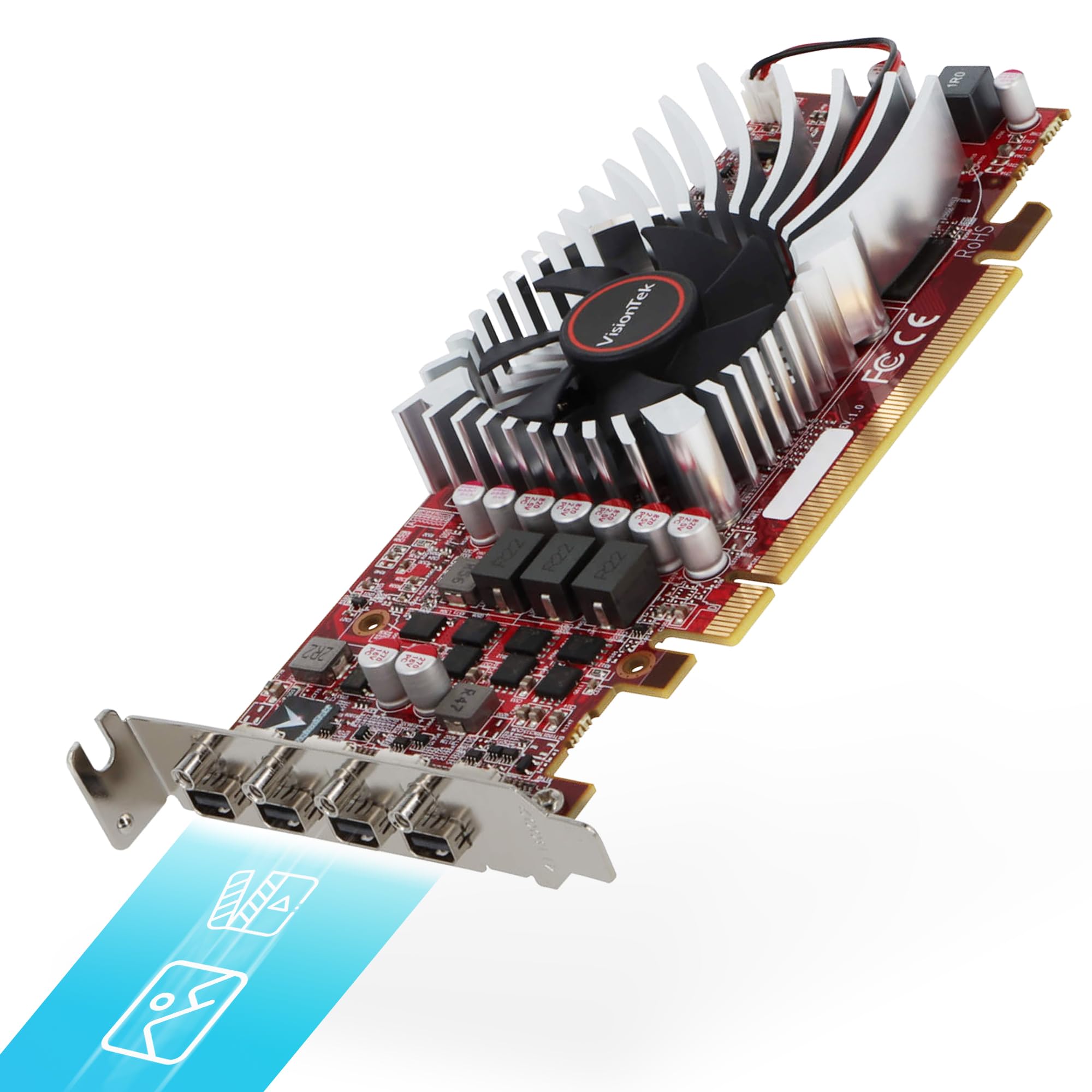 Amazon | VisionTek AMD Radeon® RX 550 SFF 4M 4GB GDDR5