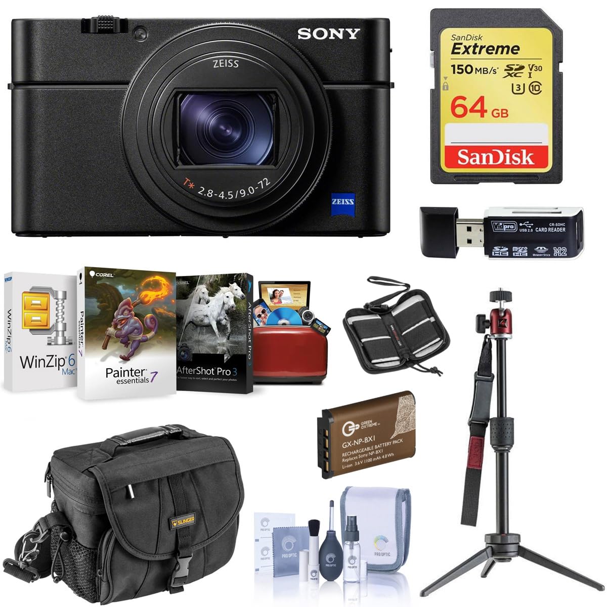 Amazon.com : Sony Cyber-shot DSC-RX100 VII Digital Camera - Bundle