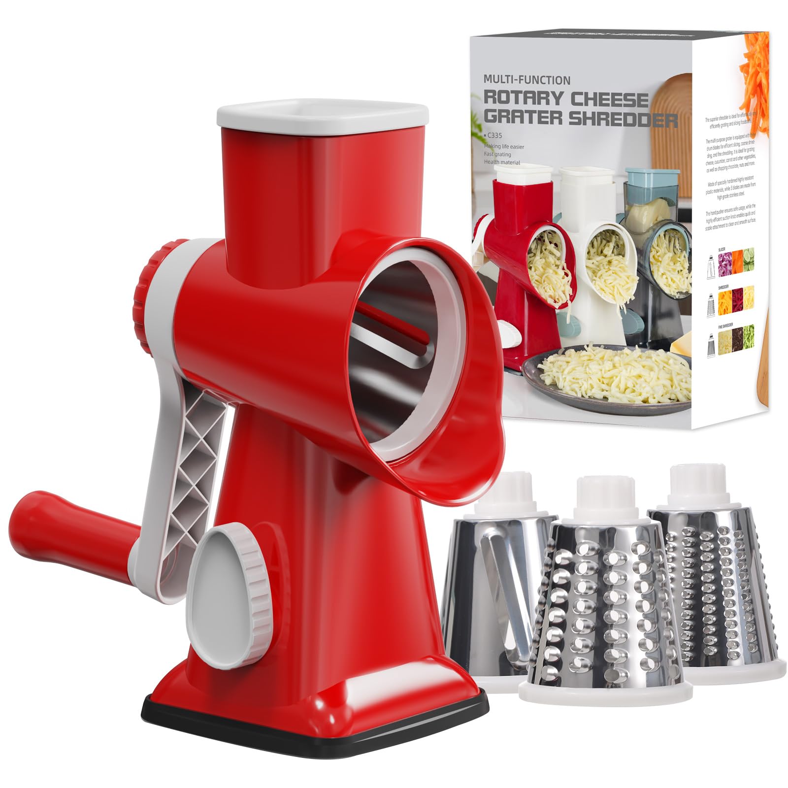 GORCI Rotary Cheese Grater