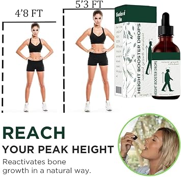 Medicare Height Booster Drops, 2023 Height Growth Oil for Adolescent Bone Growth, Reach Your Maximum Height (1PC)