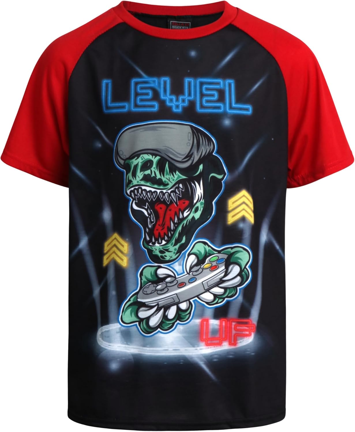 Quad Seven Boys Pajamas Set - 3 Piece Short Sleeve Sleep Shirt Pull On Lounge Shorts and Boys Pajama Pants for Kids (8-18) - Image 5