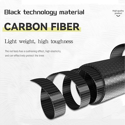 Miniatura 4 de 5-Section Carbon Fiber Trekking Poles, Lightweight and Durable 2-Pack, Foldable, Straight Grip, Suitable for Hiking, Trekking and Mountaineering