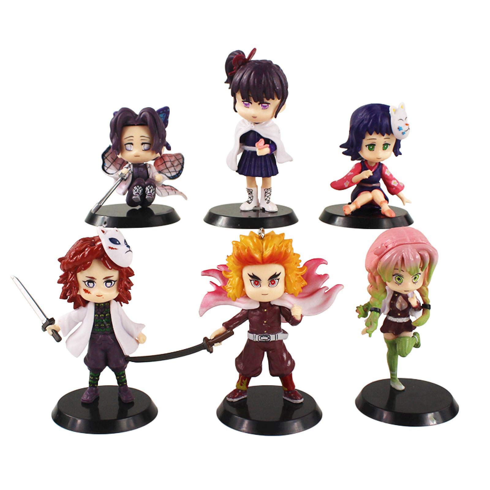 Buy Qwead 6Pcs/Set Anime Demon Slayer Action Figures 79Cm,Tsuyuri