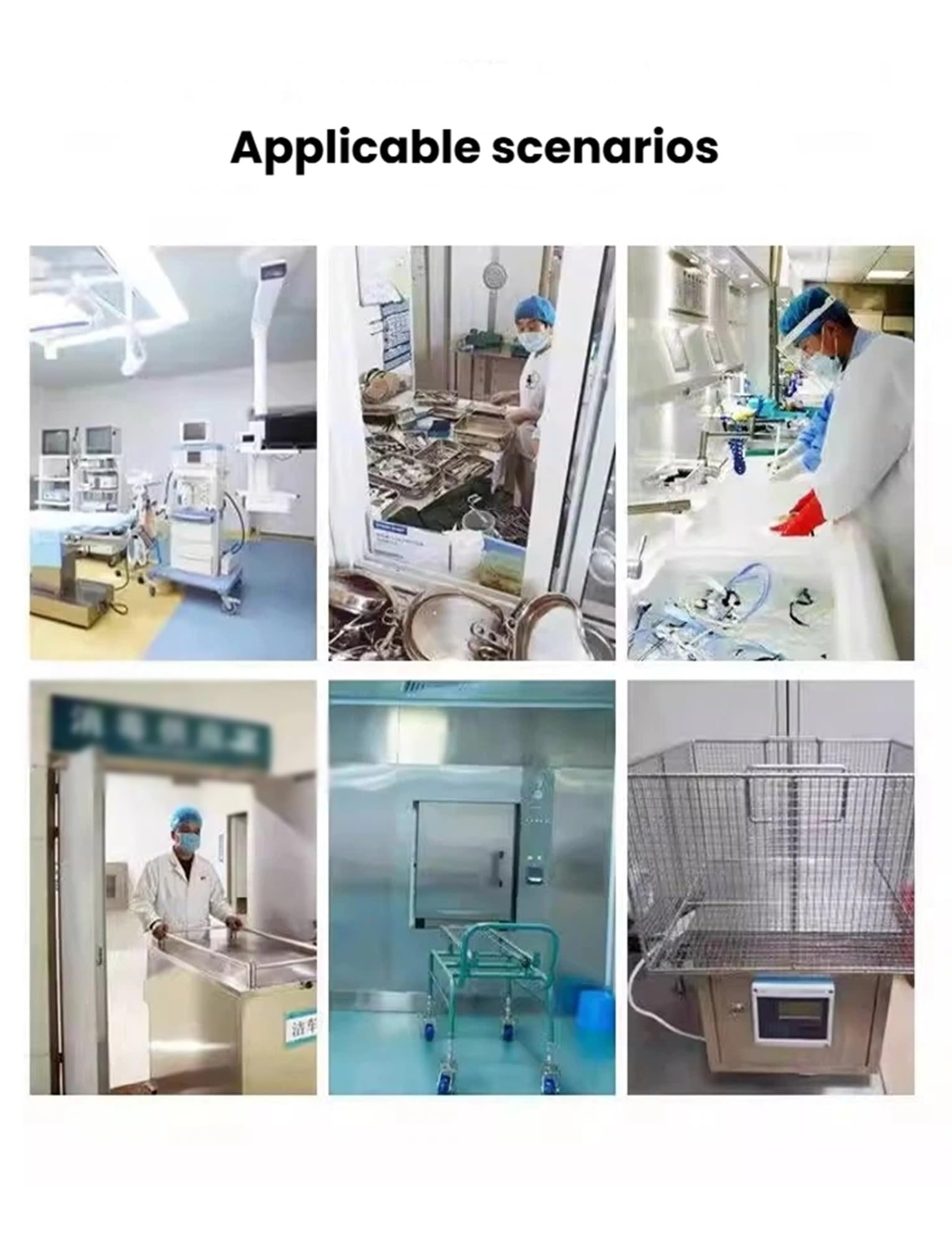 Cestello sterilizzante per la pulizia e la disinfezione degli strumenti medici in ambienti ospedalieri